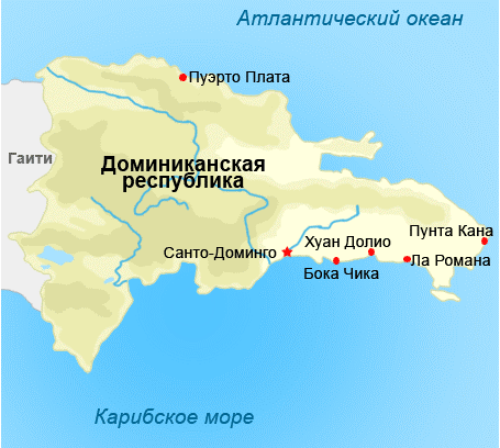 Пунта кана доминикана где находится